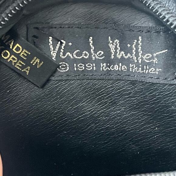 Vintage Nicole Miller Bag Shopaholic New York 1991 Vintage Round Mini Crossbody - Picture 7 of 7